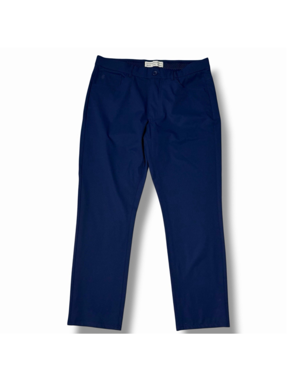 Holderness & Bourne Parker Pant 33x30 Navy Blue Golf Performance Tailored Fit